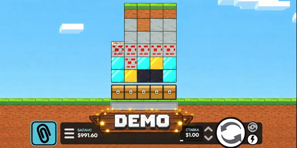 Mine Drop Demo - безопасный старт в мире слотов без финансовых вложений